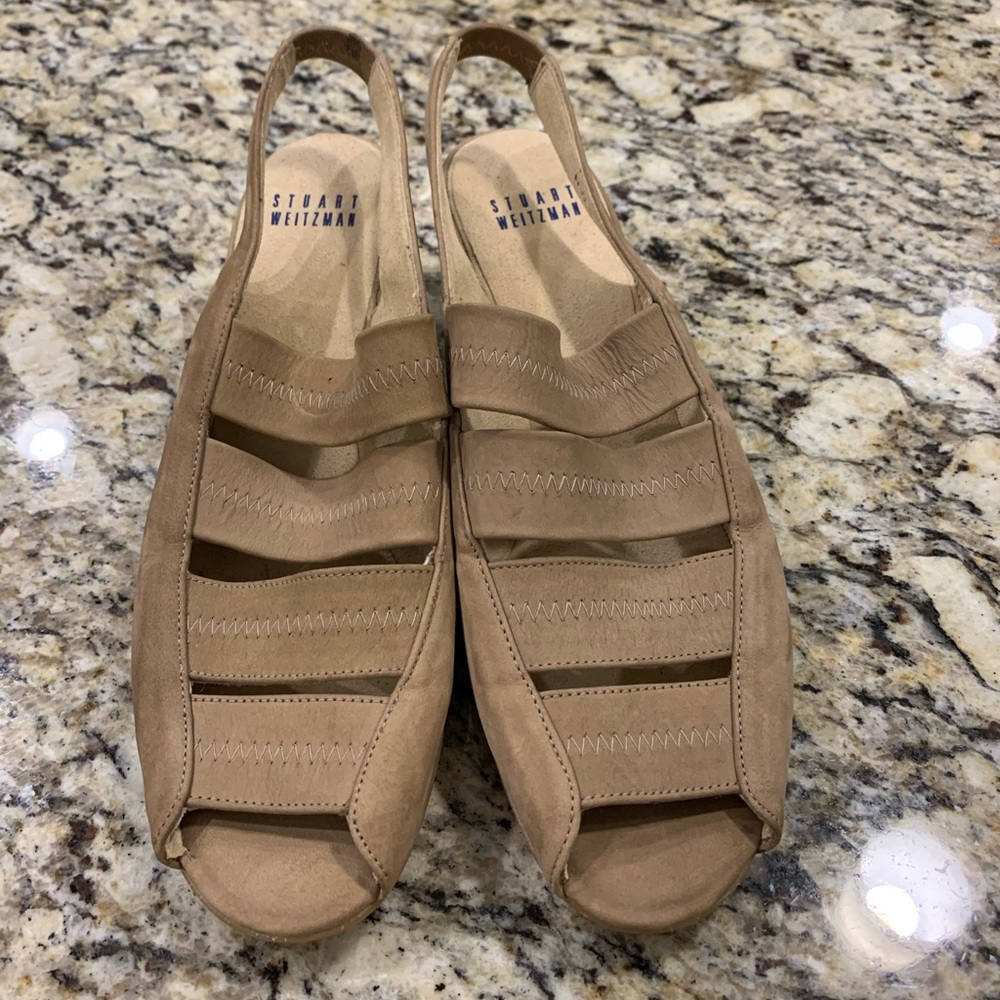 Stuart Weitzman Spando Tan Nubuck